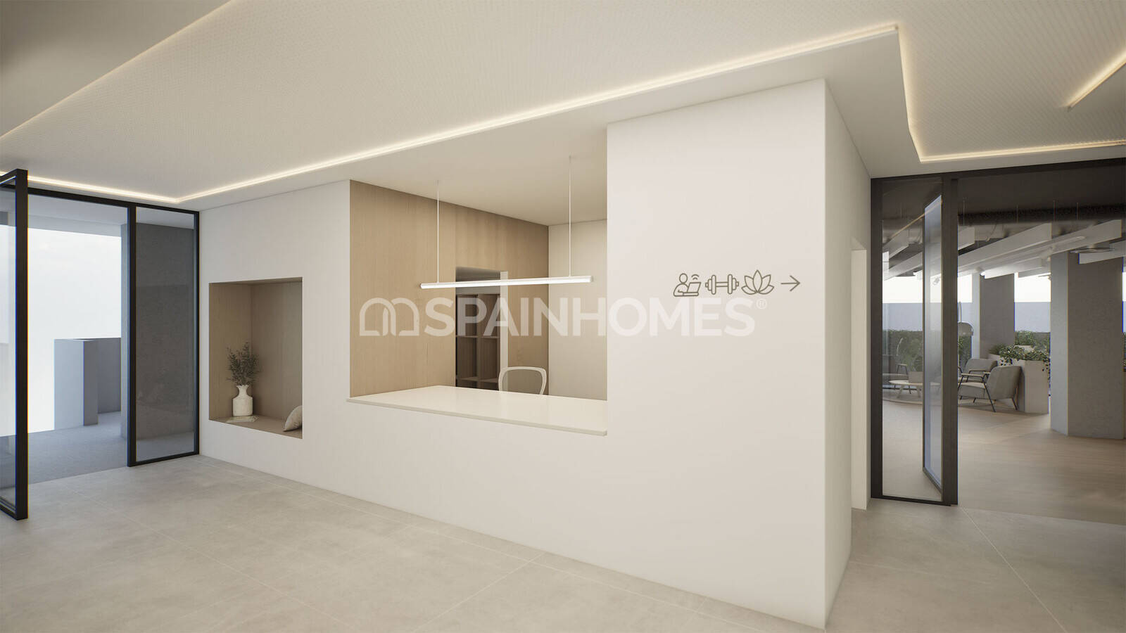 Penthäuser in Mijas, Malaga, Spanien 2 Schlafzimmer, 57 m2 Nr. 120621