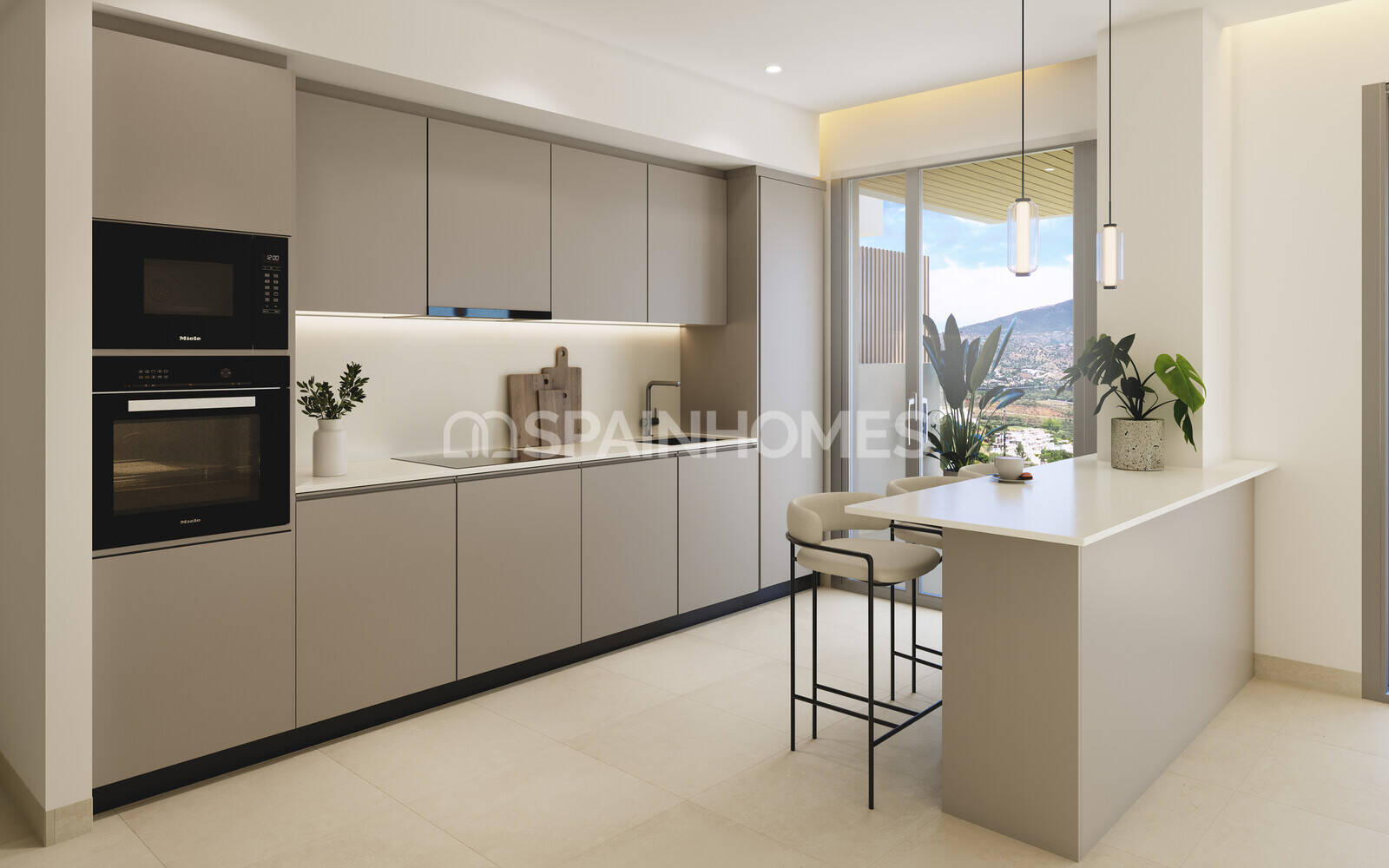 Apartment à Mijas, Malaga, Espagne 3 chambres, 200 m2 No. 131185