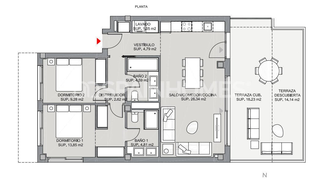 Apartment à Mijas, Malaga, Espagne 3 chambres, 200 m2 No. 131185