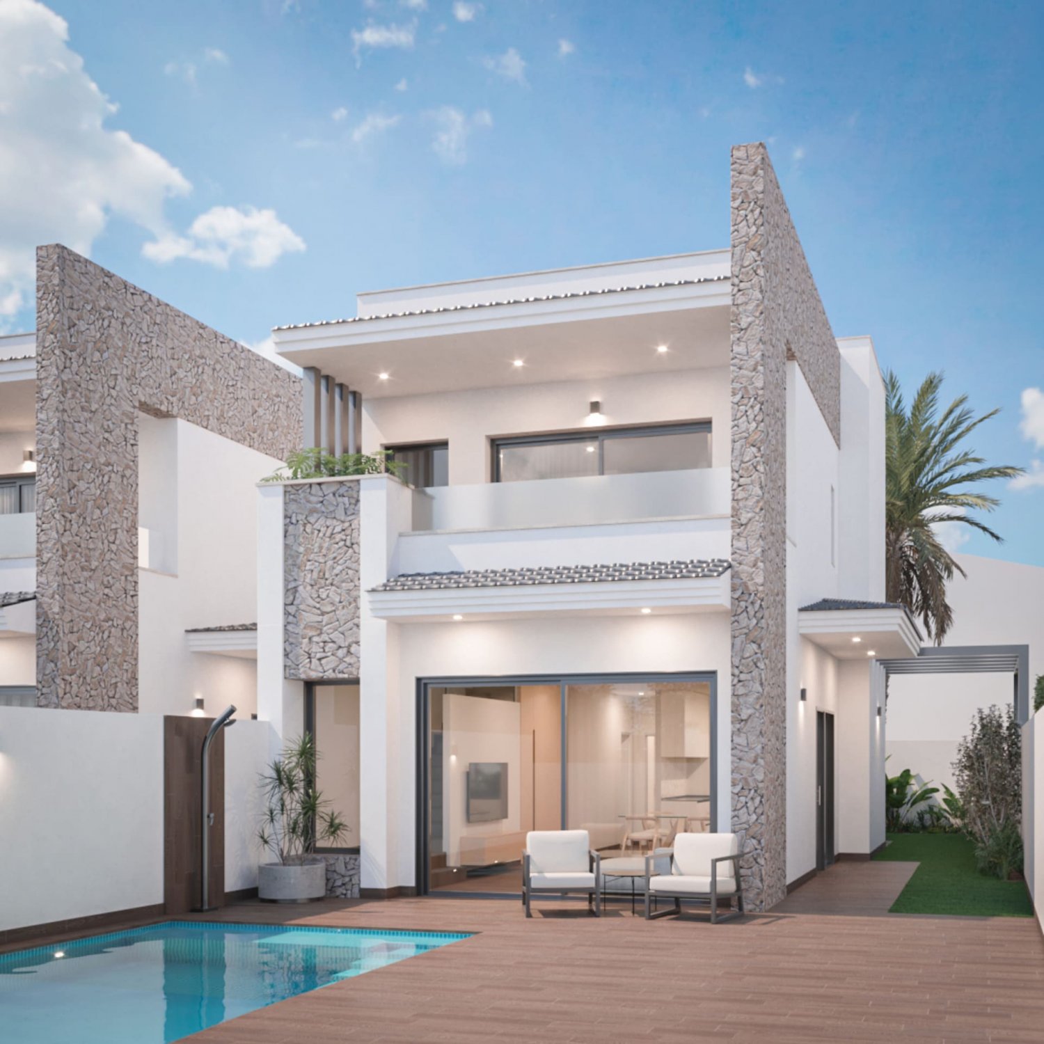 Townhouse à San Pedro del Pinatar, Murcia, Espagne 3 chambres, 174 m2 No. 132002