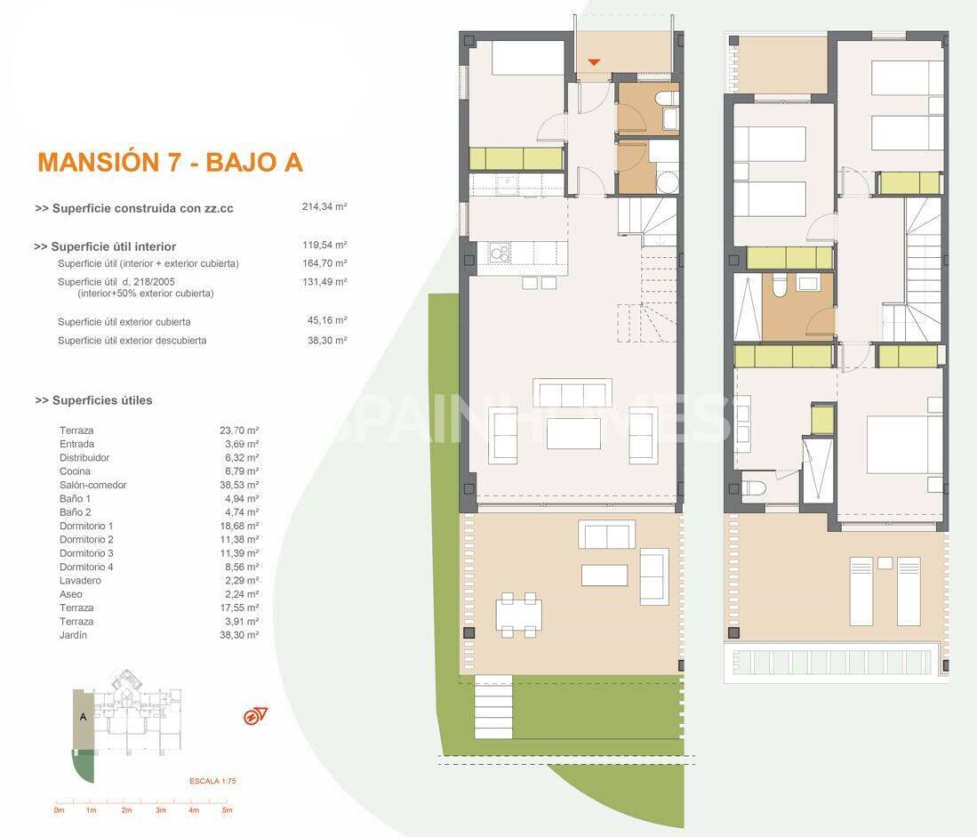 Apartamento en San Roque, Cádiz, España 4 dormitorios, 124 m2 No. 121169