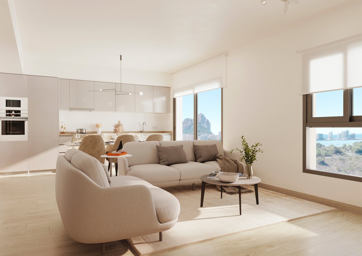 Apartment in Calpe, Alicante, Spain 3 bedrooms, 107 sq.m. No. 127675