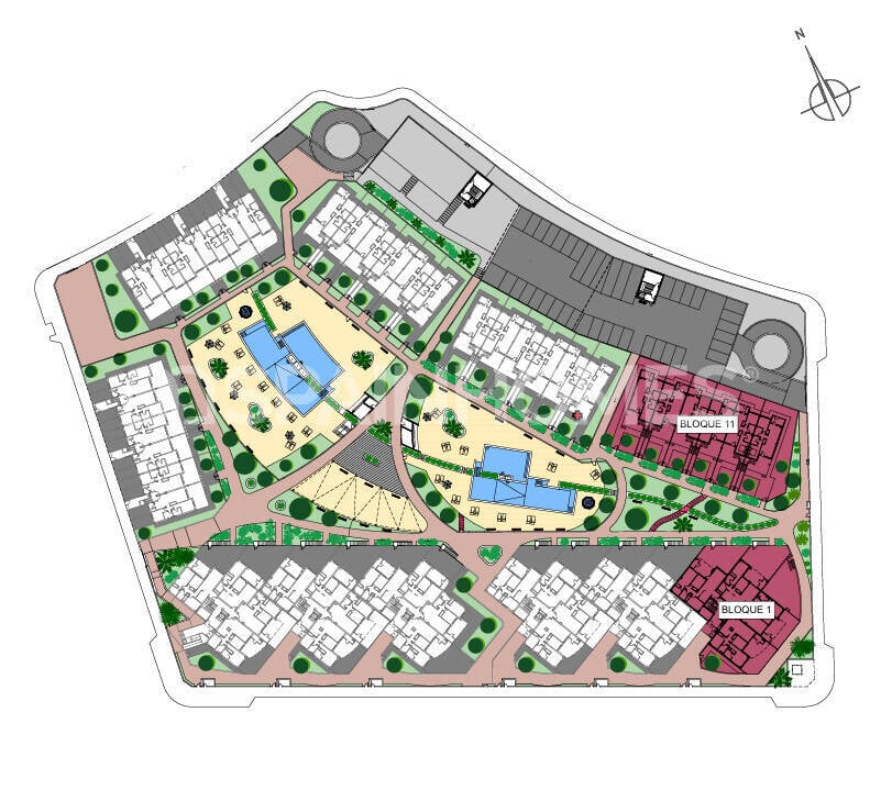 Penthäuser in Pilar de la Horadada, Alicante, Spanien 3 Schlafzimmer, 82 m2 Nr. 120754