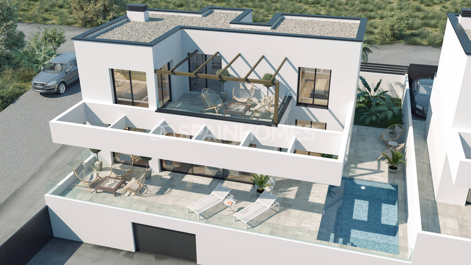 Villa a Finestrat, Alicante, Spagna 3 camere da letto, 150 mq. N° 120745