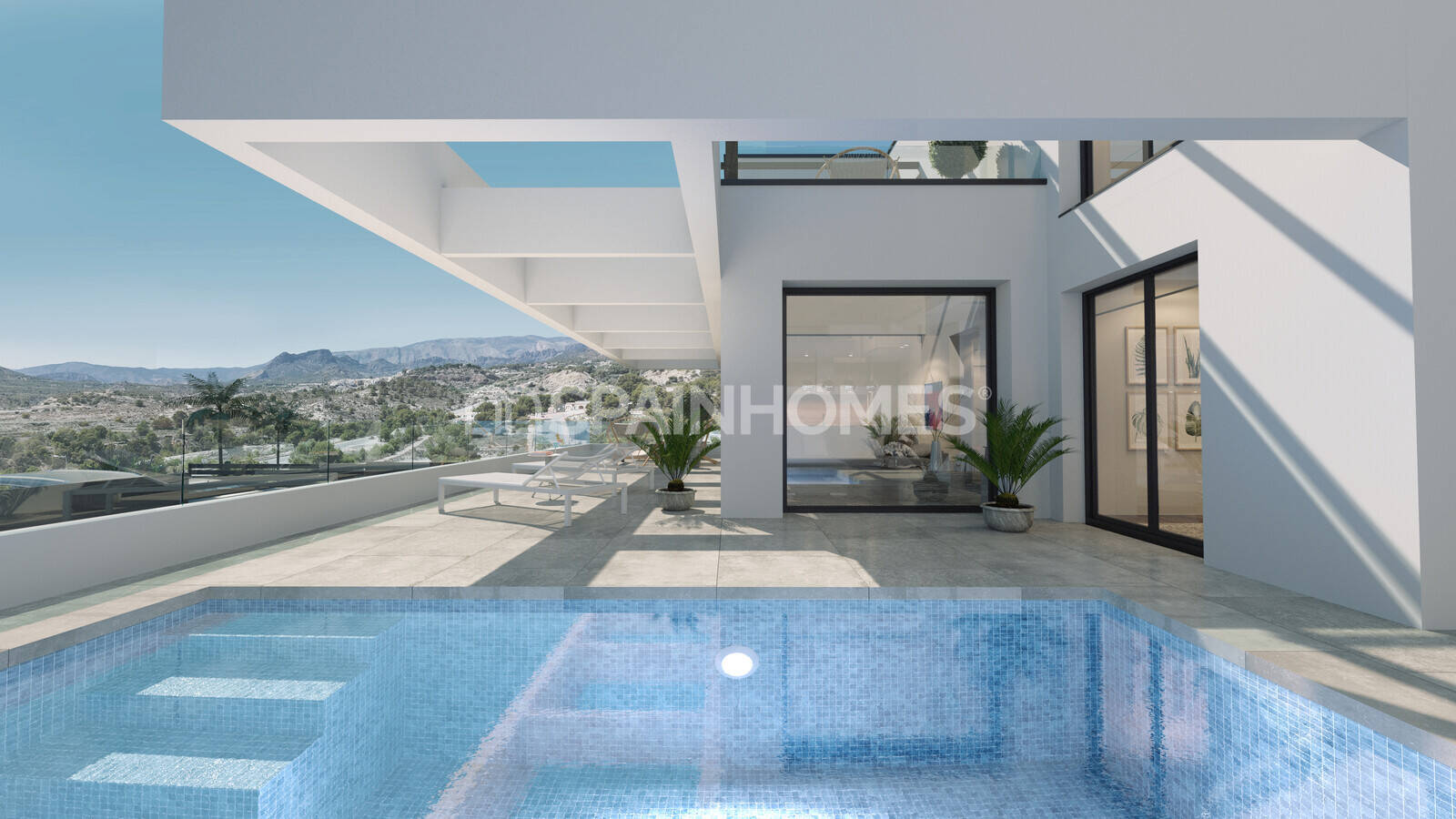Villa a Finestrat, Alicante, Spagna 3 camere da letto, 150 mq. N° 120745