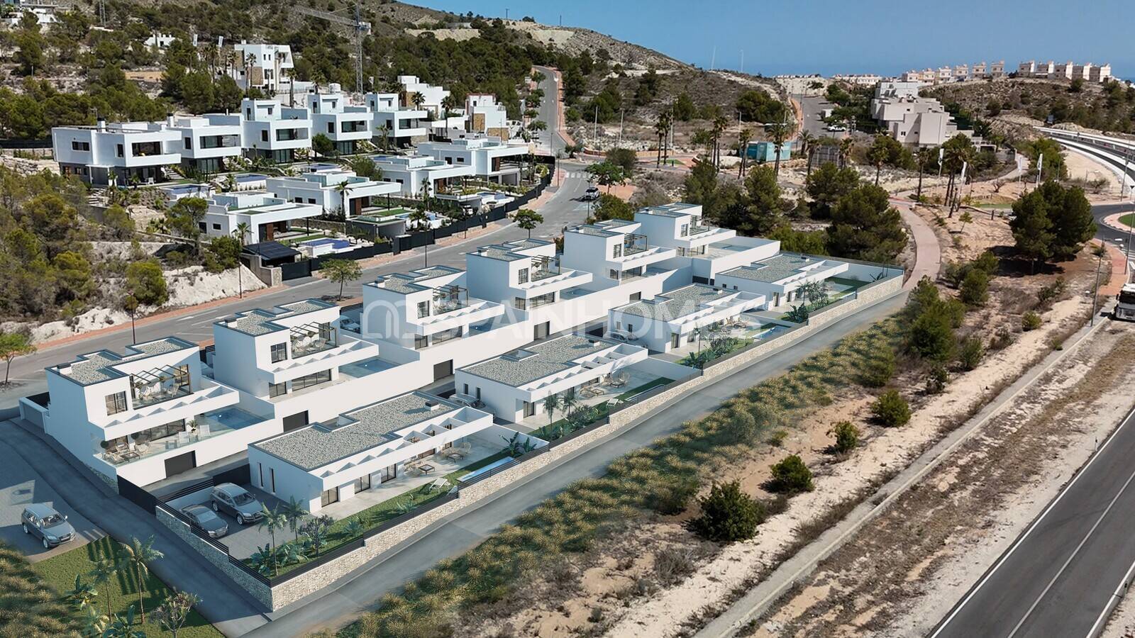 Villa a Finestrat, Alicante, Spagna 3 camere da letto, 150 mq. N° 120745