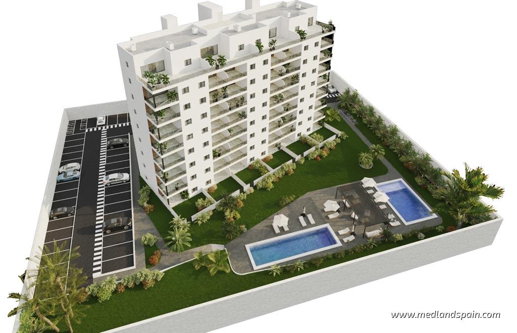 Wohnung in Villajoyosa, Alicante, Spanien 2 Schlafzimmer, 85 m2 Nr. 122536