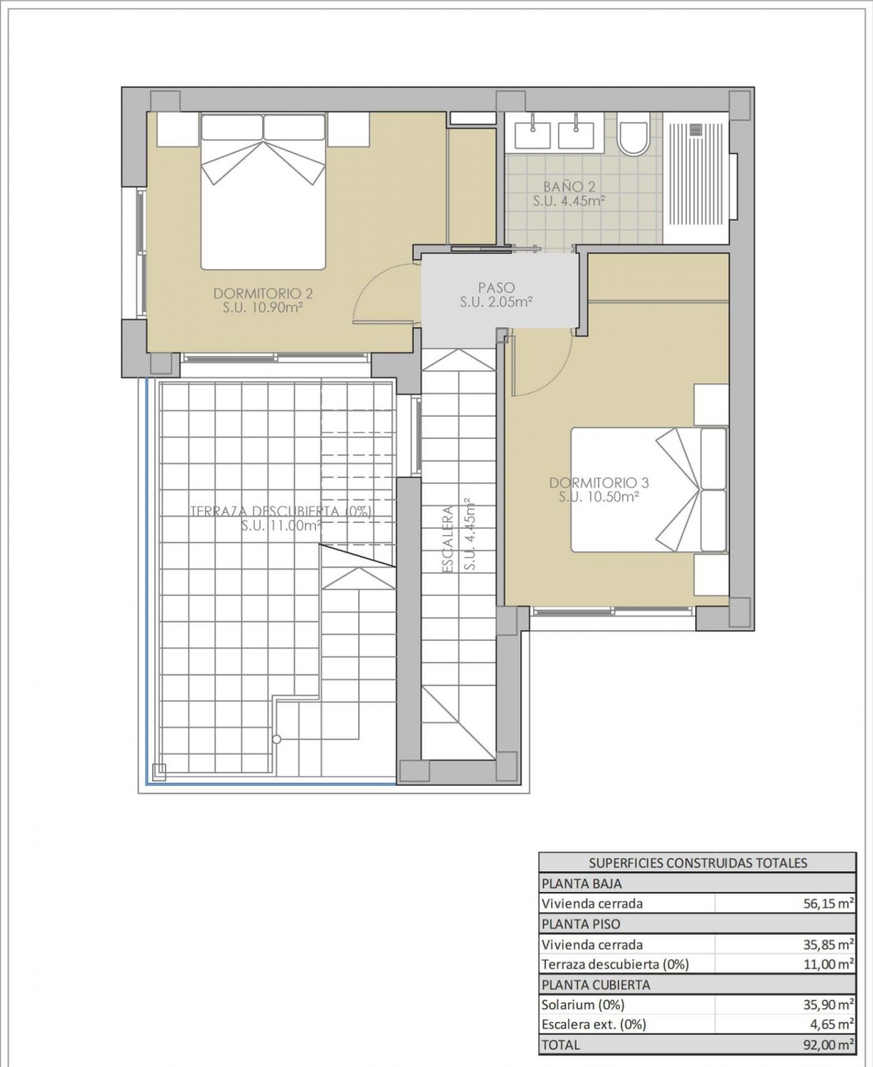 Villa i Vistabella, Alicante, Spanien 3 sovrum, 95 kvm. Nr. 128506