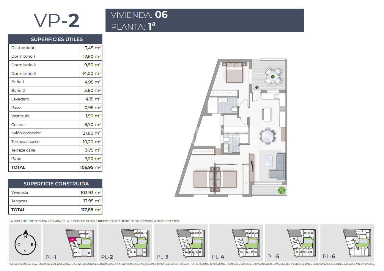 Huoneisto Torrevieja, Alicante, Espanja 3 makuuhuonetta, 94 m2 No. 121138