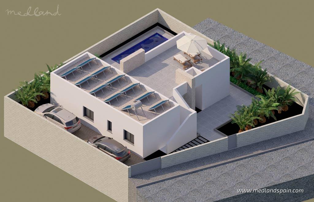 Villa Benijofar, Alicante, Spānijā 3 istabas, 107 m2 Nr. 130206