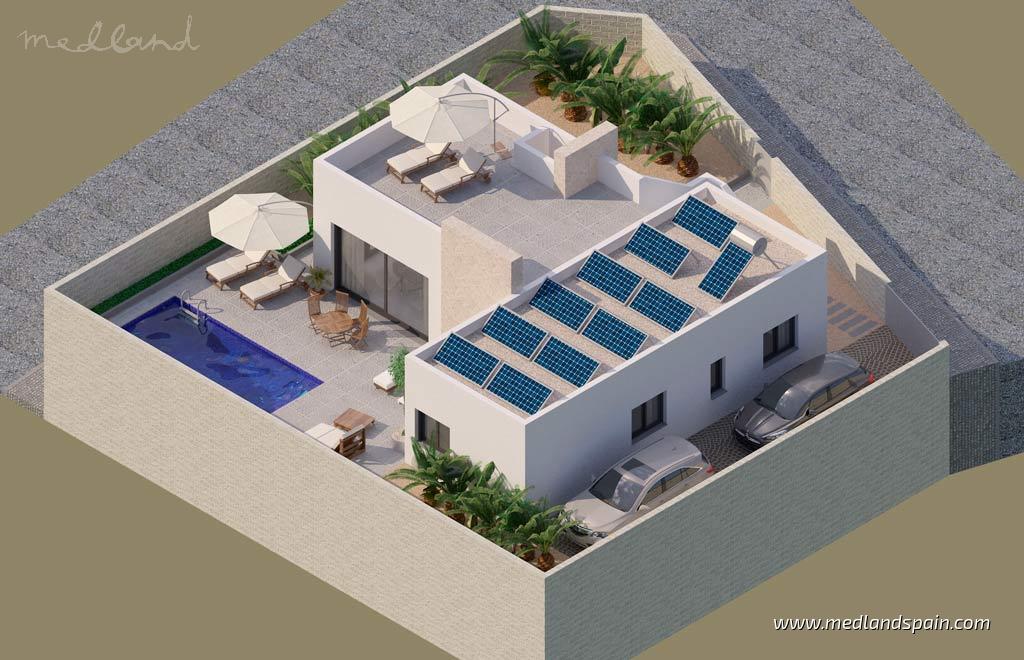 Villa Benijofar, Alicante, Spānijā 3 istabas, 107 m2 Nr. 130206