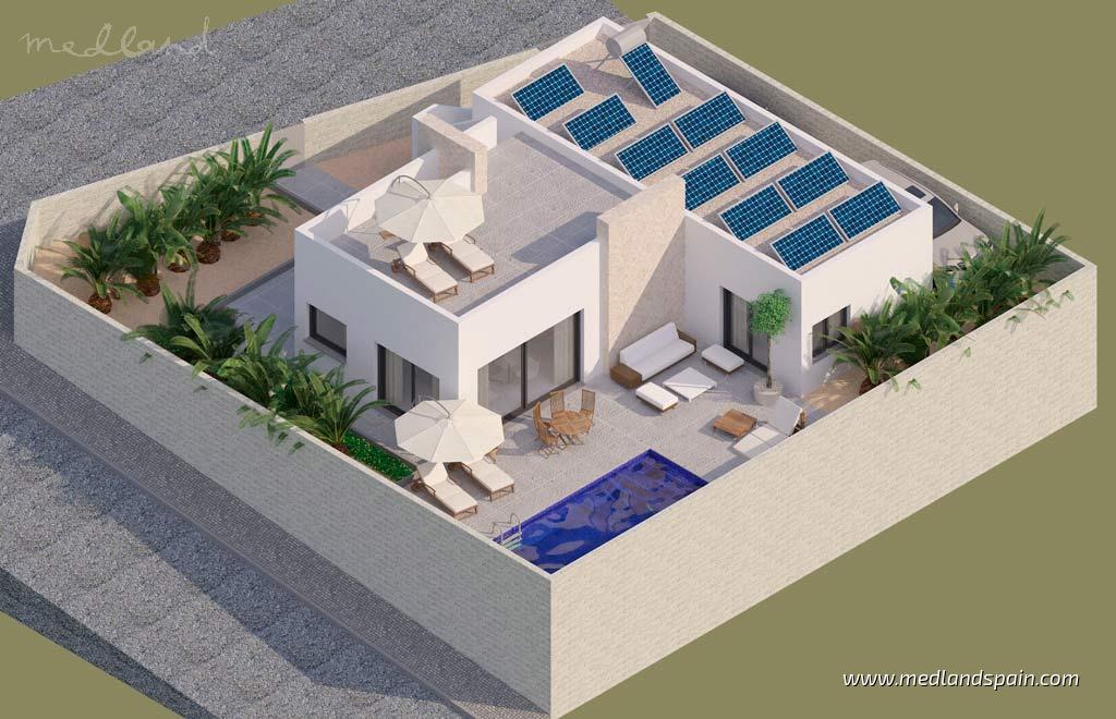 Villa Benijofar, Alicante, Spānijā 3 istabas, 107 m2 Nr. 130206