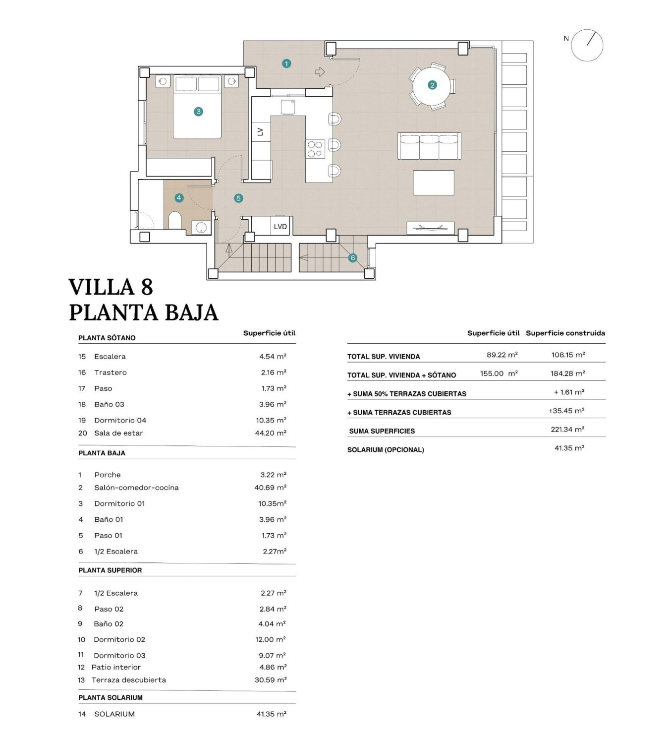Villa in Polop, Alicante, Spanien 4 Schlafzimmer, 217 m2 Nr. 128440