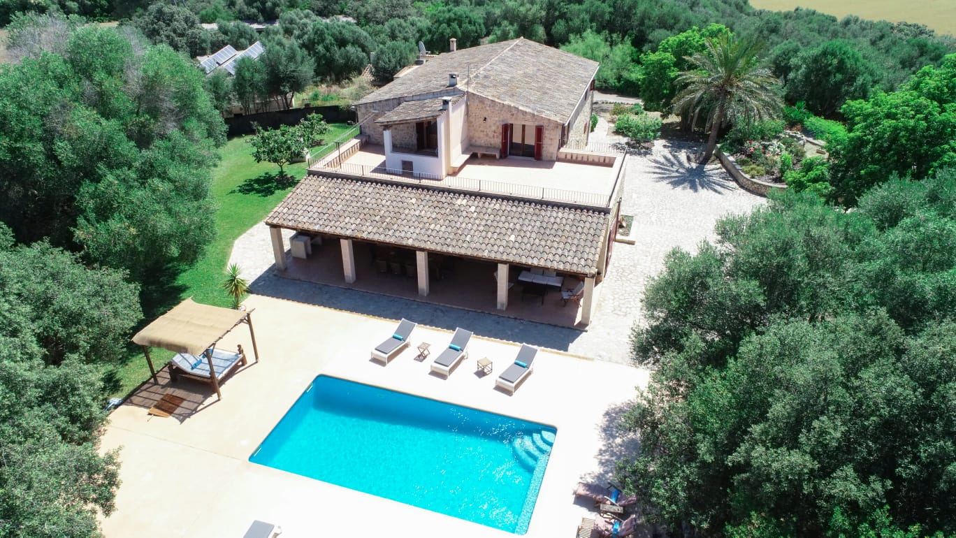 Finca i Porreres, Mallorca, Spanien 5 sovrum, 420 kvm. Nr. 130970