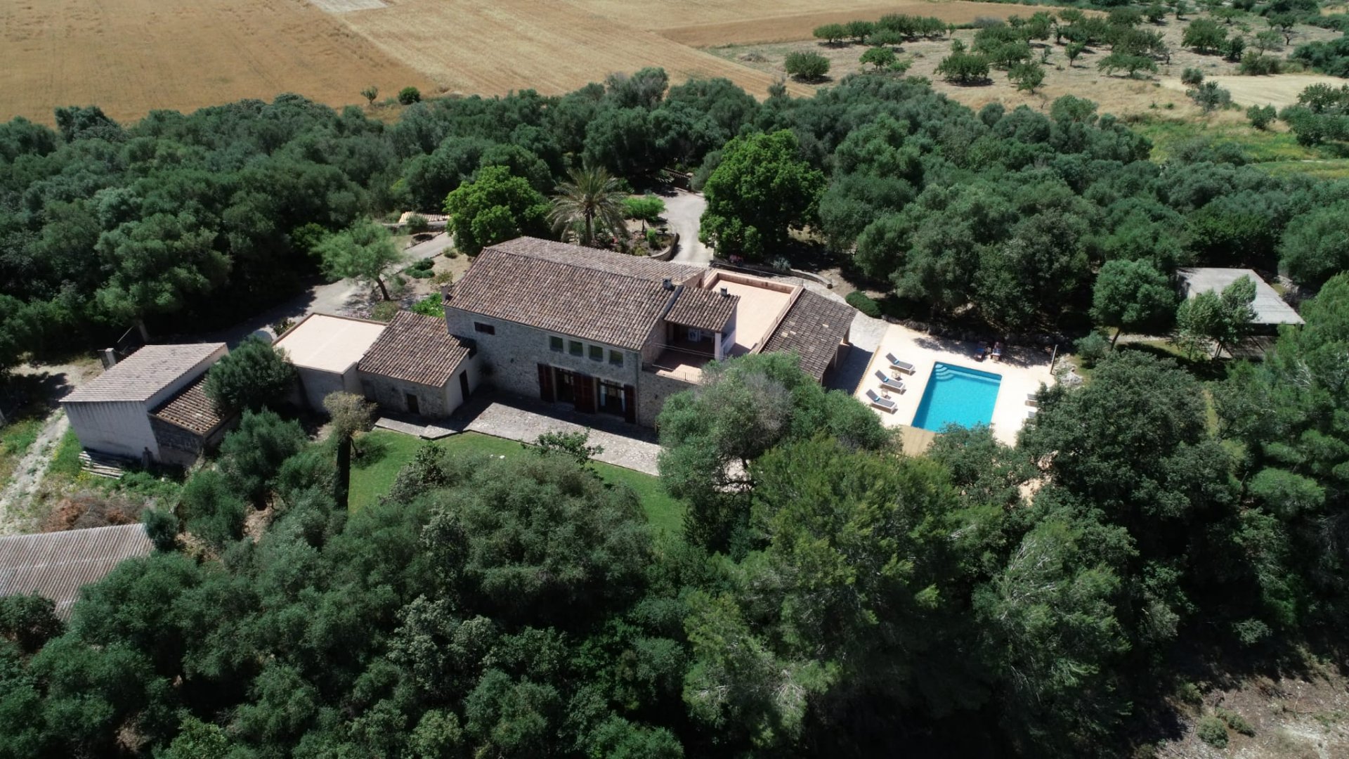 Finca i Porreres, Mallorca, Spanien 5 sovrum, 420 kvm. Nr. 130970