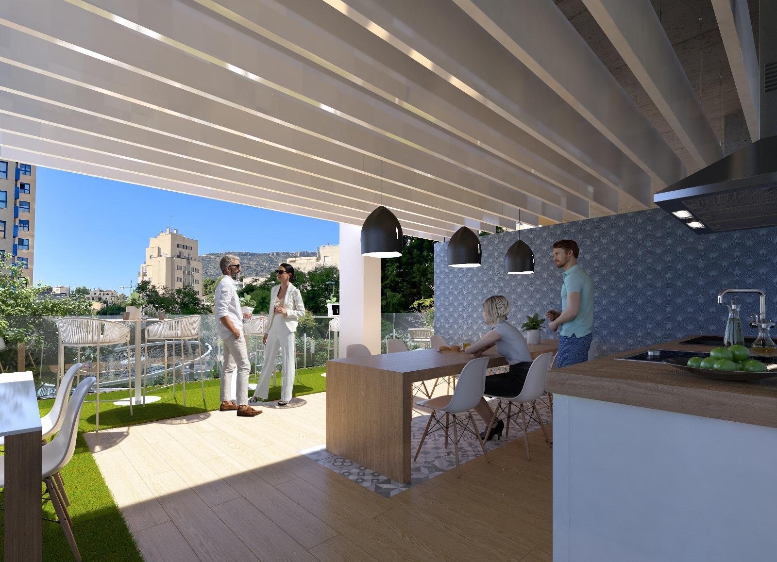 Huoneisto Calpe, Alicante, Espanja 2 makuuhuonetta, 59 m2 No. 122567