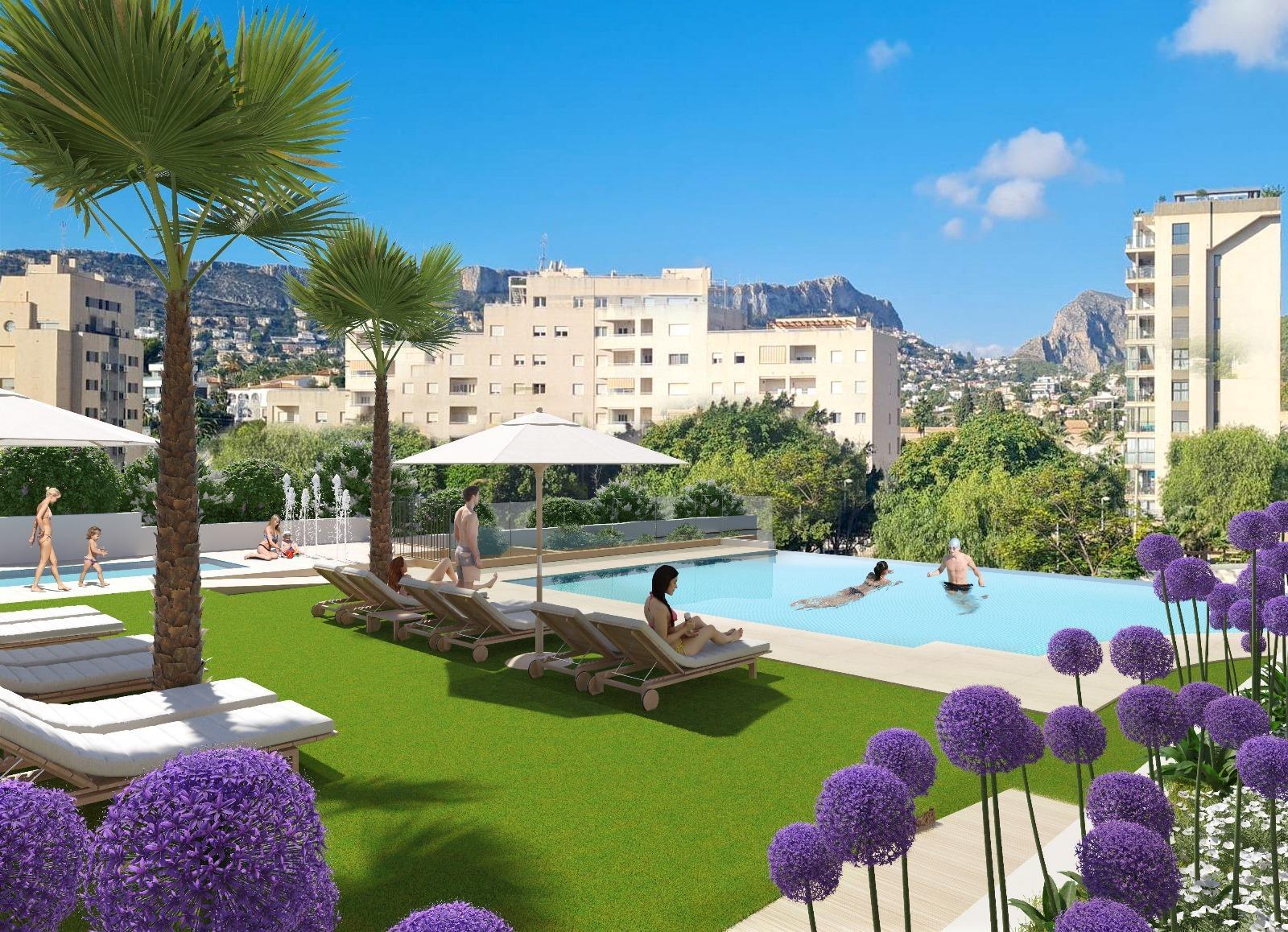 Huoneisto Calpe, Alicante, Espanja 2 makuuhuonetta, 59 m2 No. 122567