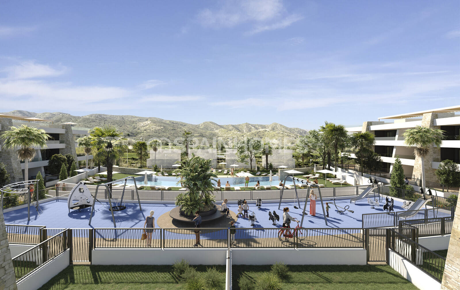 Lägenhet i Monforte del Cid, Alicante, Spanien 2 sovrum, 88 kvm. Nr. 124709