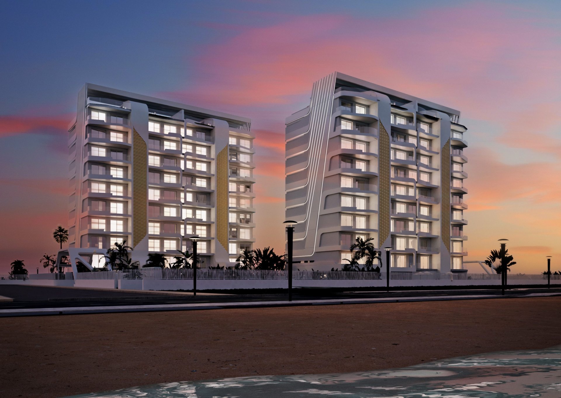 Wohnung in La Manga del Mar Menor, Murcia, Spanien 3 Schlafzimmer,  Nr. 132385