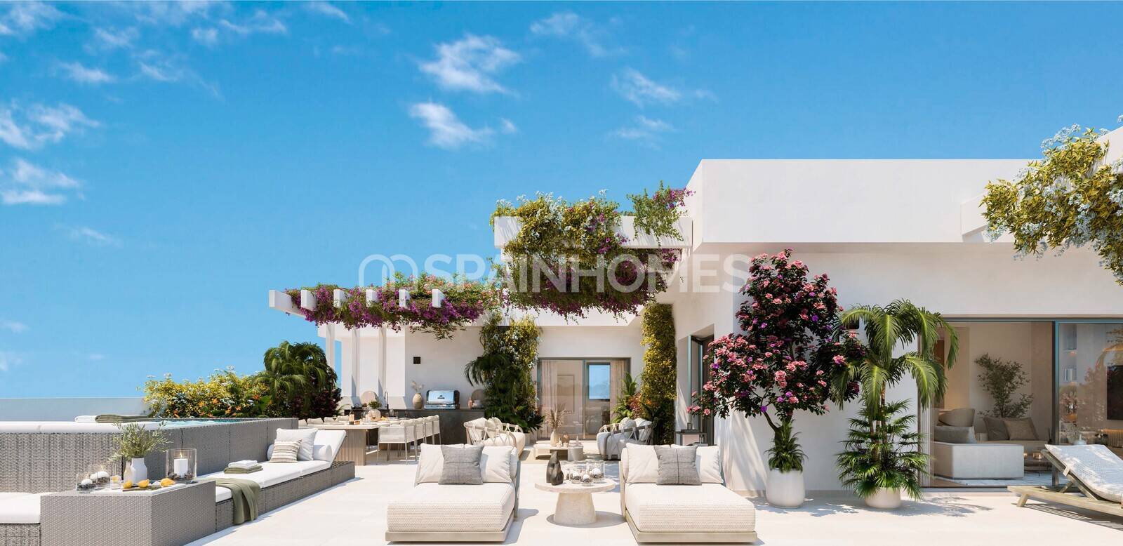 Appartamento a Casares, Malaga, Spagna 3 camere da letto, 97 mq. N° 121065