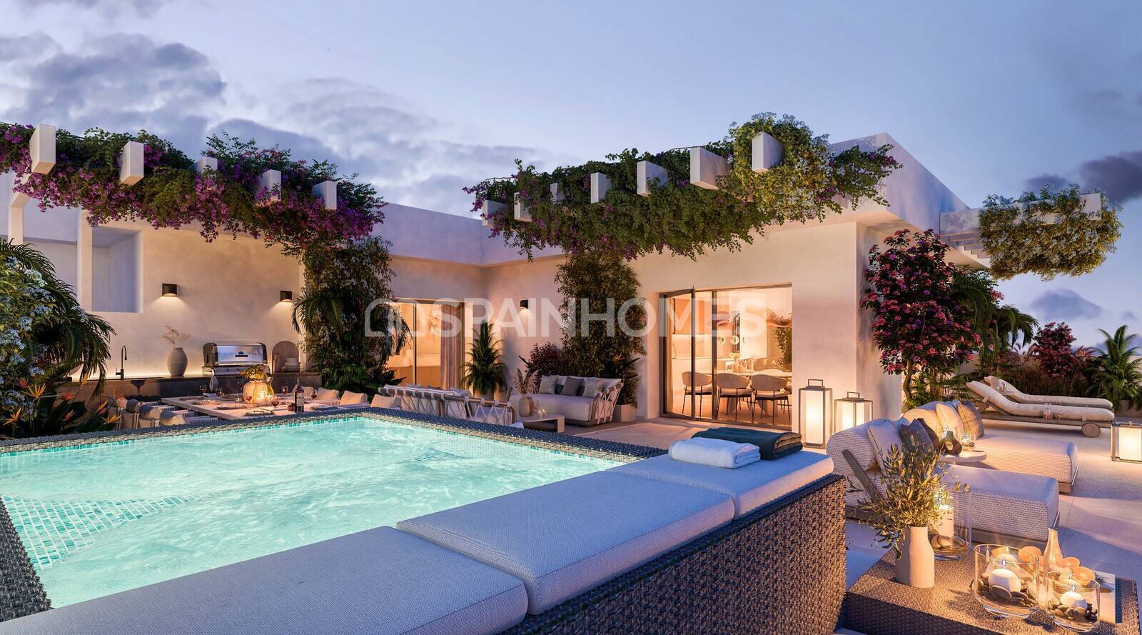 Appartamento a Casares, Malaga, Spagna 3 camere da letto, 97 mq. N° 121065