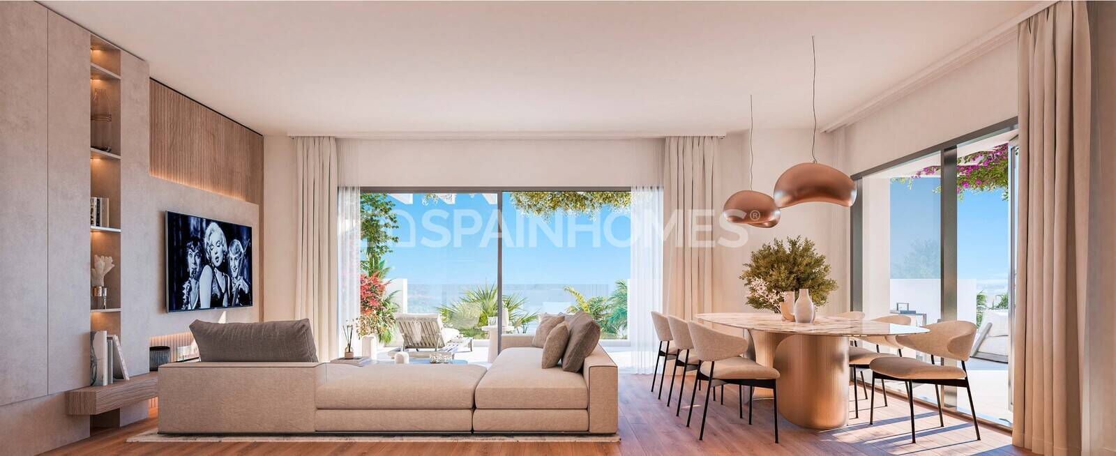 Lägenhet i Casares, Malaga, Spanien 3 sovrum, 90 kvm. Nr. 121066