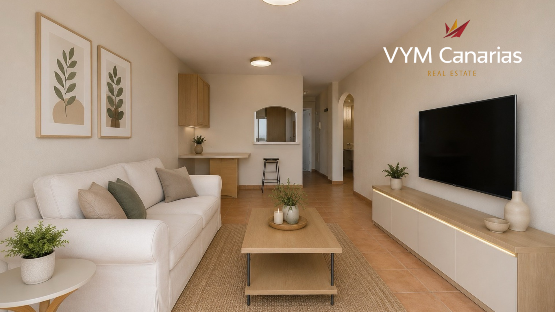Takvåning i Adeje, Tenerife, Spanien 2 sovrum, 67 kvm. Nr. 132749