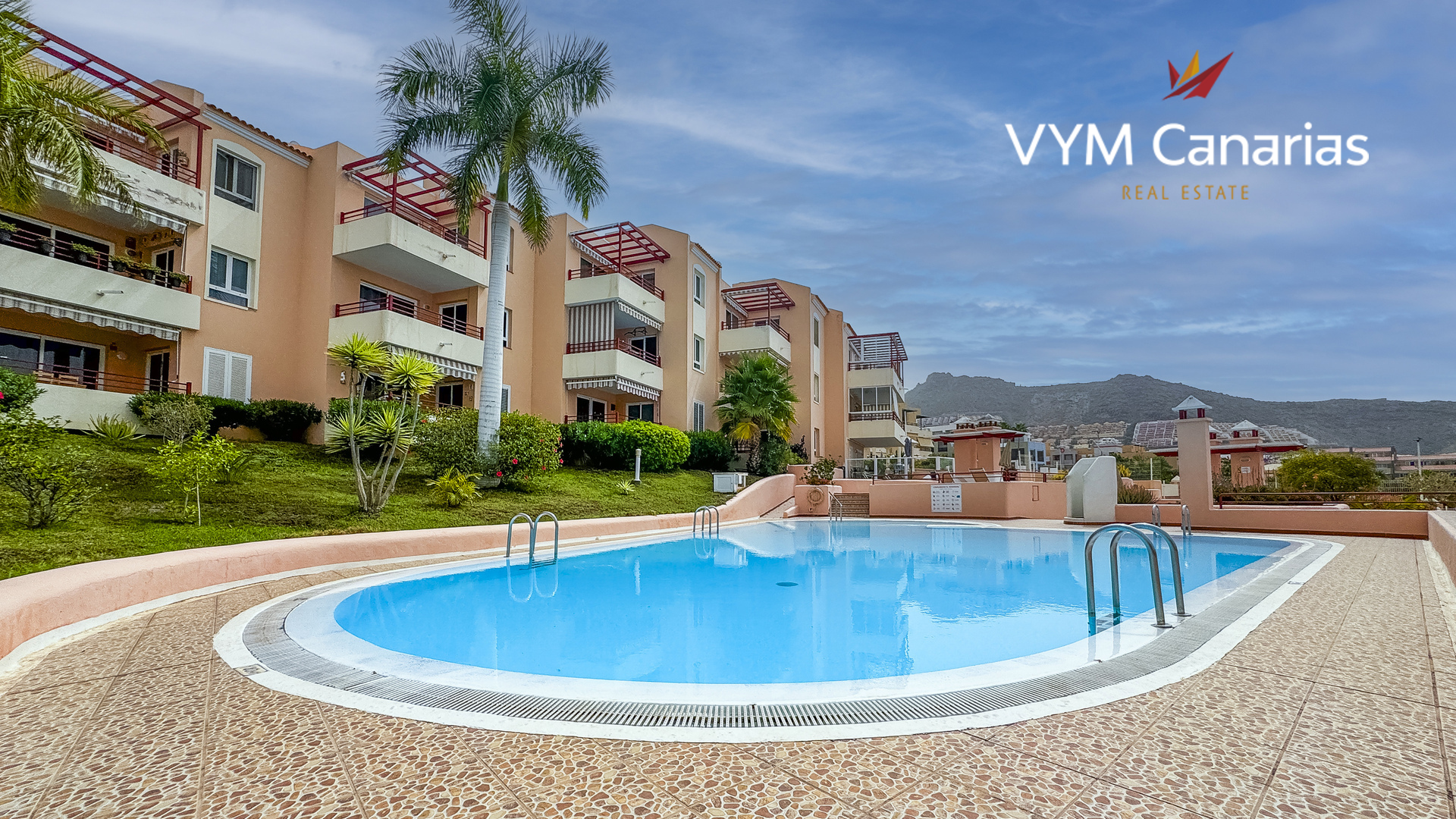 Takvåning i Adeje, Tenerife, Spanien 2 sovrum, 67 kvm. Nr. 132749