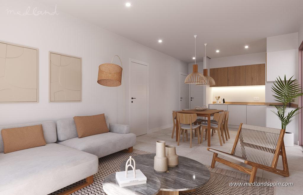 Villa à Torre-Pacheco, Murcia, Espagne 2 chambres, 74 m2 No. 122359