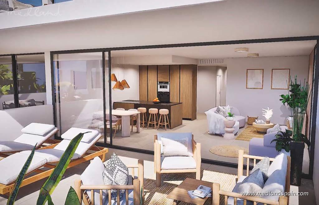 Apartment in Mar De Cristal, Murcia, Spain 3 bedrooms, 151 sq.m. No. 129169