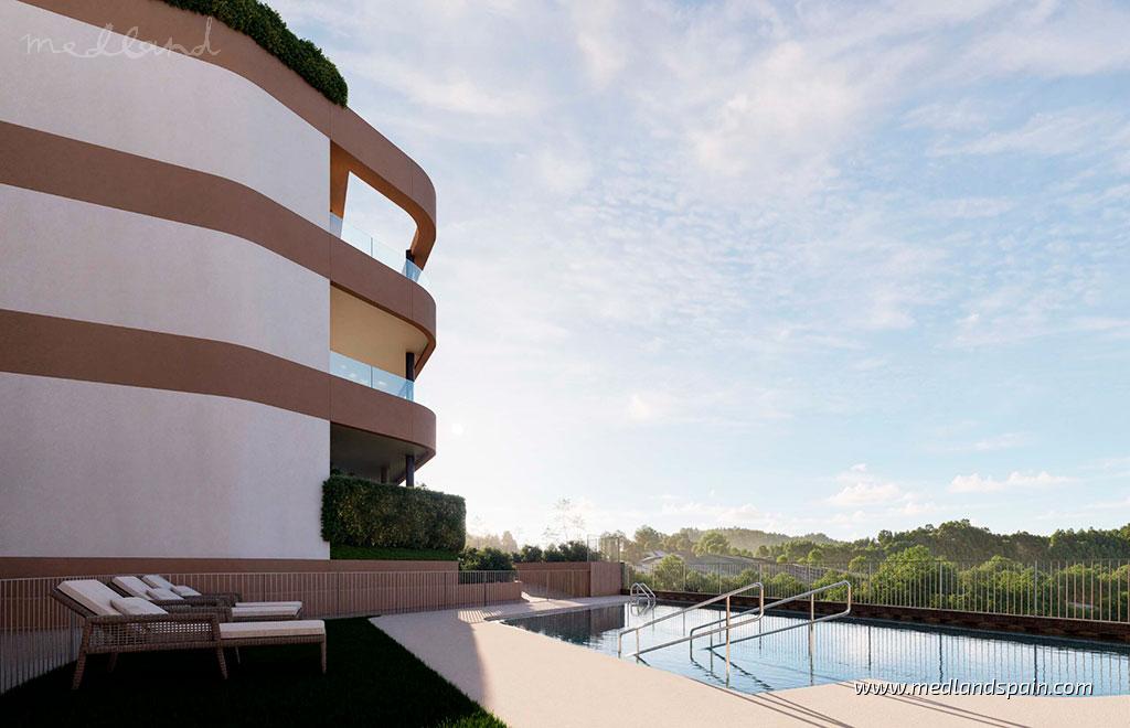 Apartament w Estepona, Malaga, Hiszpania 2 sypialnie, 110 mkw. nr 129161