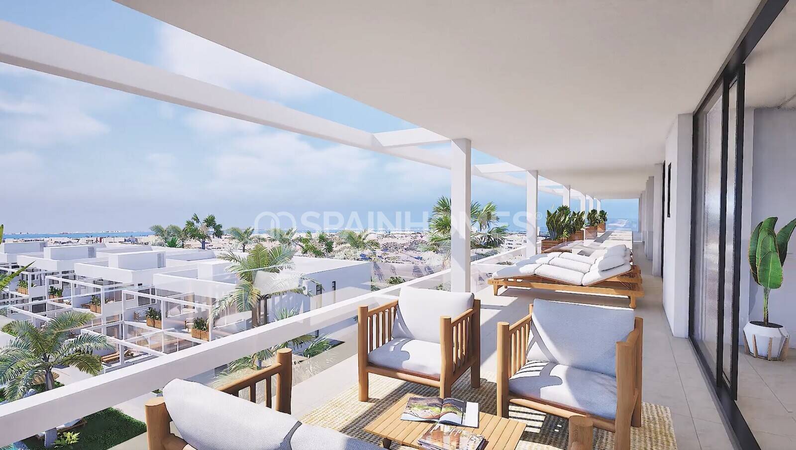 Apartamento en Cartagena, Murcia, España 3 dormitorios, 96 m2 No. 131213