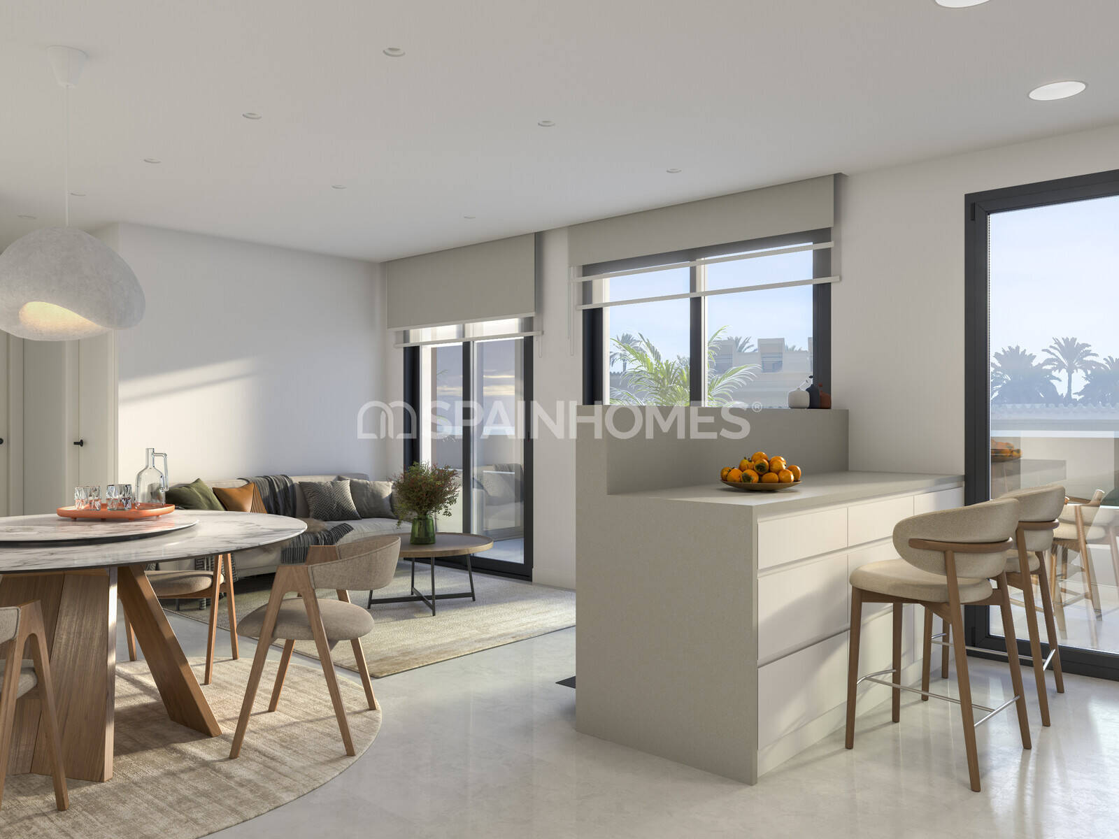Apartment in Santa Pola, Alicante, Spain 2 bedrooms, 95 sq.m. No. 131216