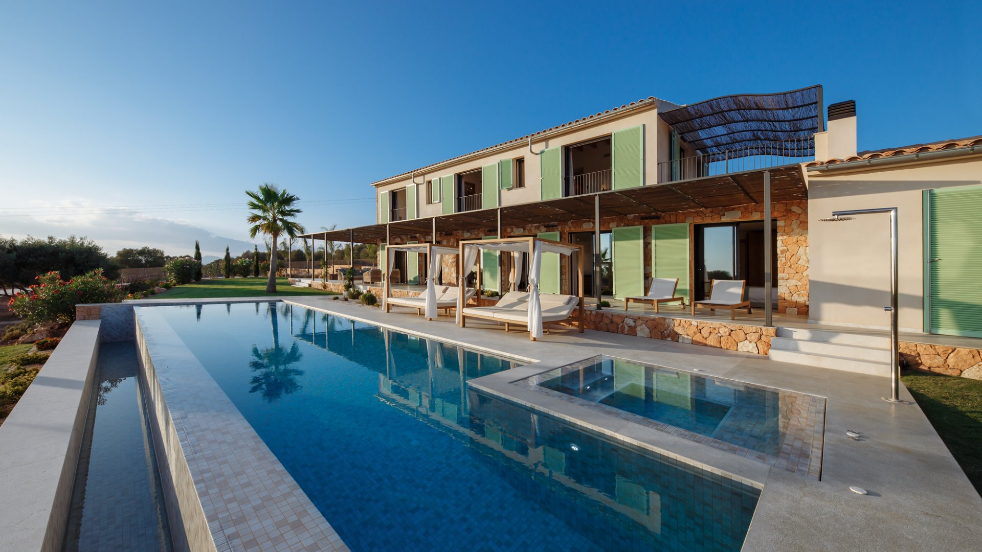 Finca i Ses Salines, Mallorca, Spanien 6 sovrum, 543 kvm. Nr. 130983