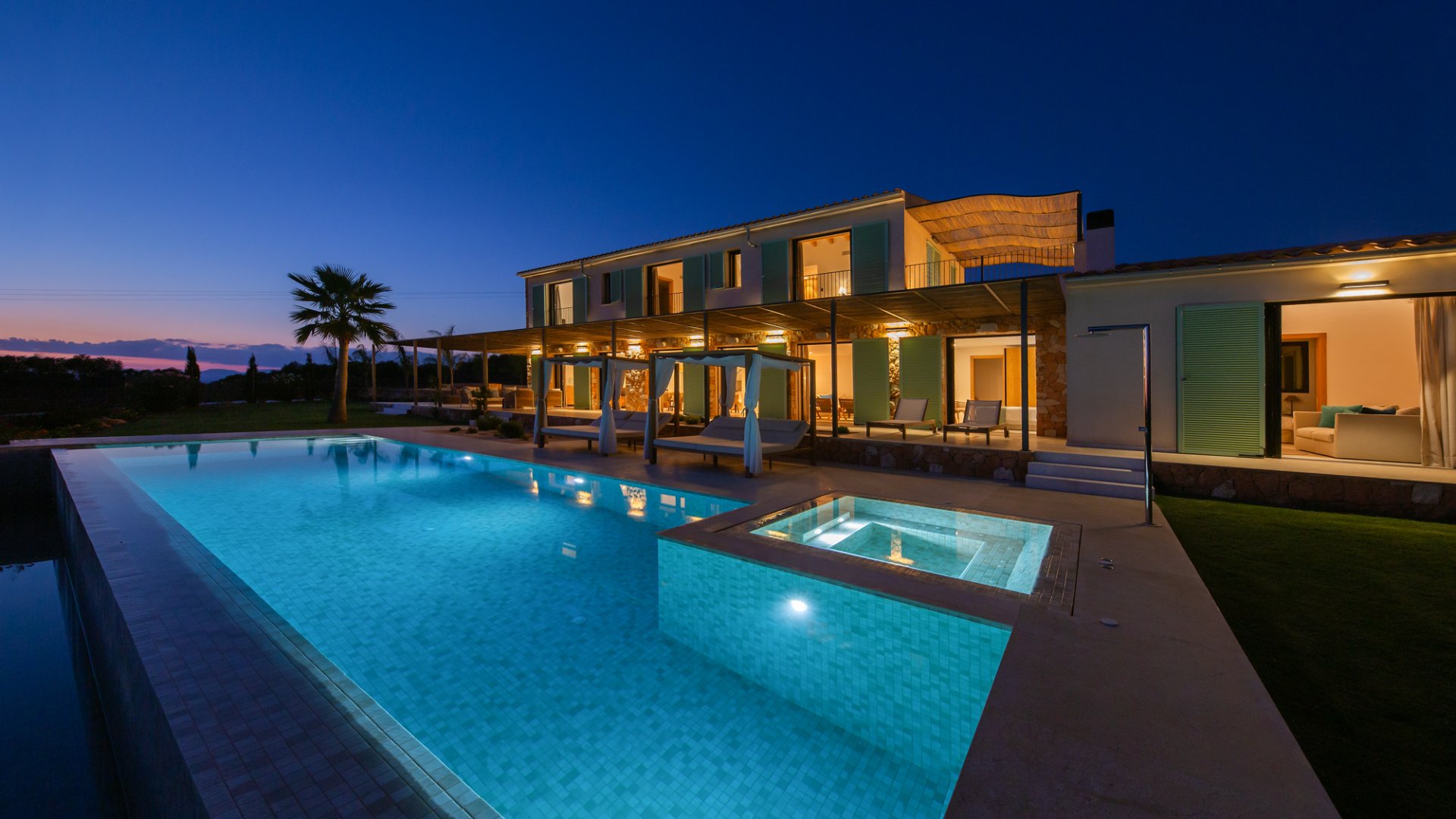 Finca i Ses Salines, Mallorca, Spanien 6 sovrum, 543 kvm. Nr. 130983