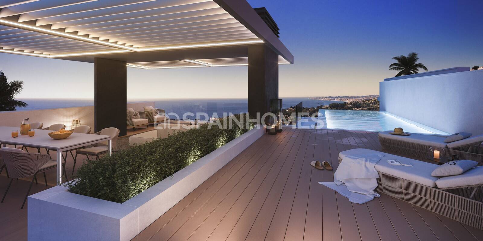 Villa in Benalmadena, Malaga, Spain 4 bedrooms, 212 sq.m. No. 121599