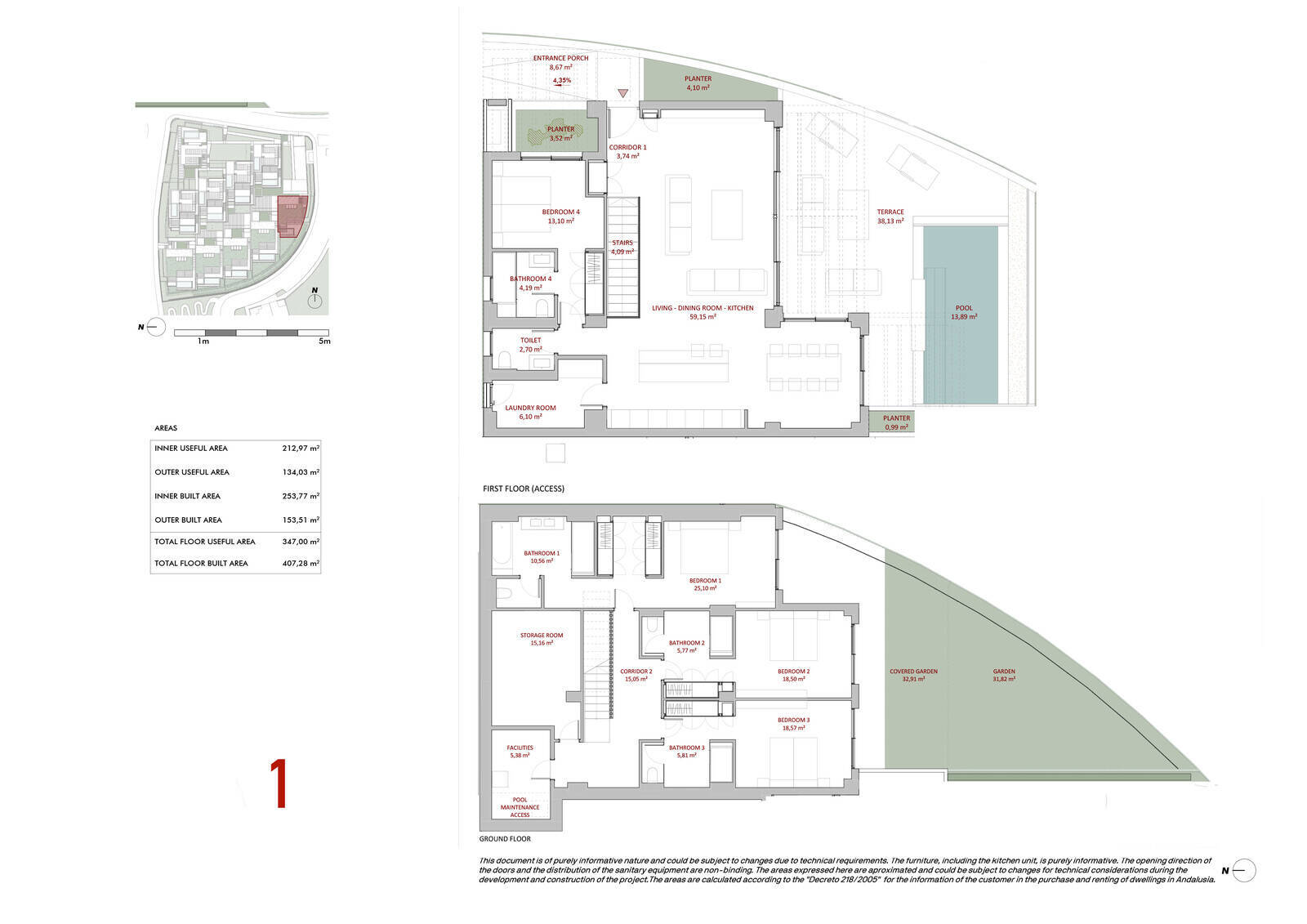 Villa in Benalmadena, Malaga, Spain 4 bedrooms, 212 sq.m. No. 121599