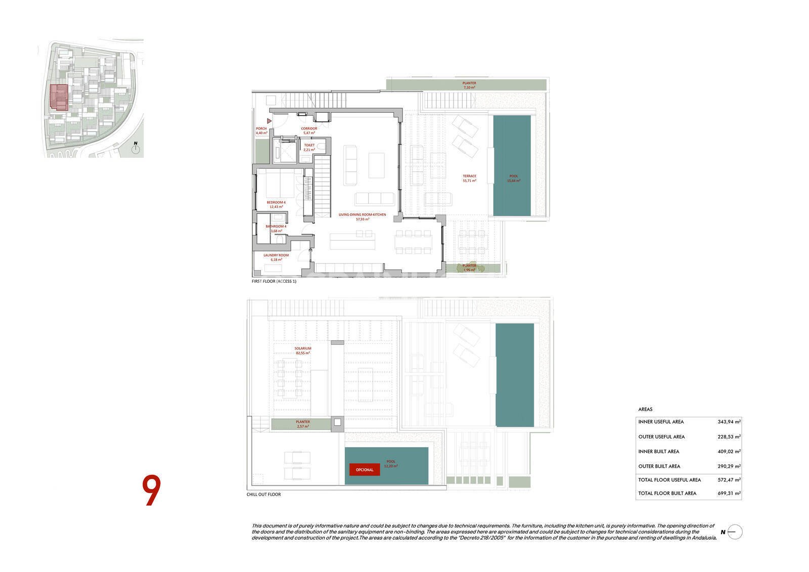 Villa in Benalmadena, Malaga, Spain 4 bedrooms, 212 sq.m. No. 121599