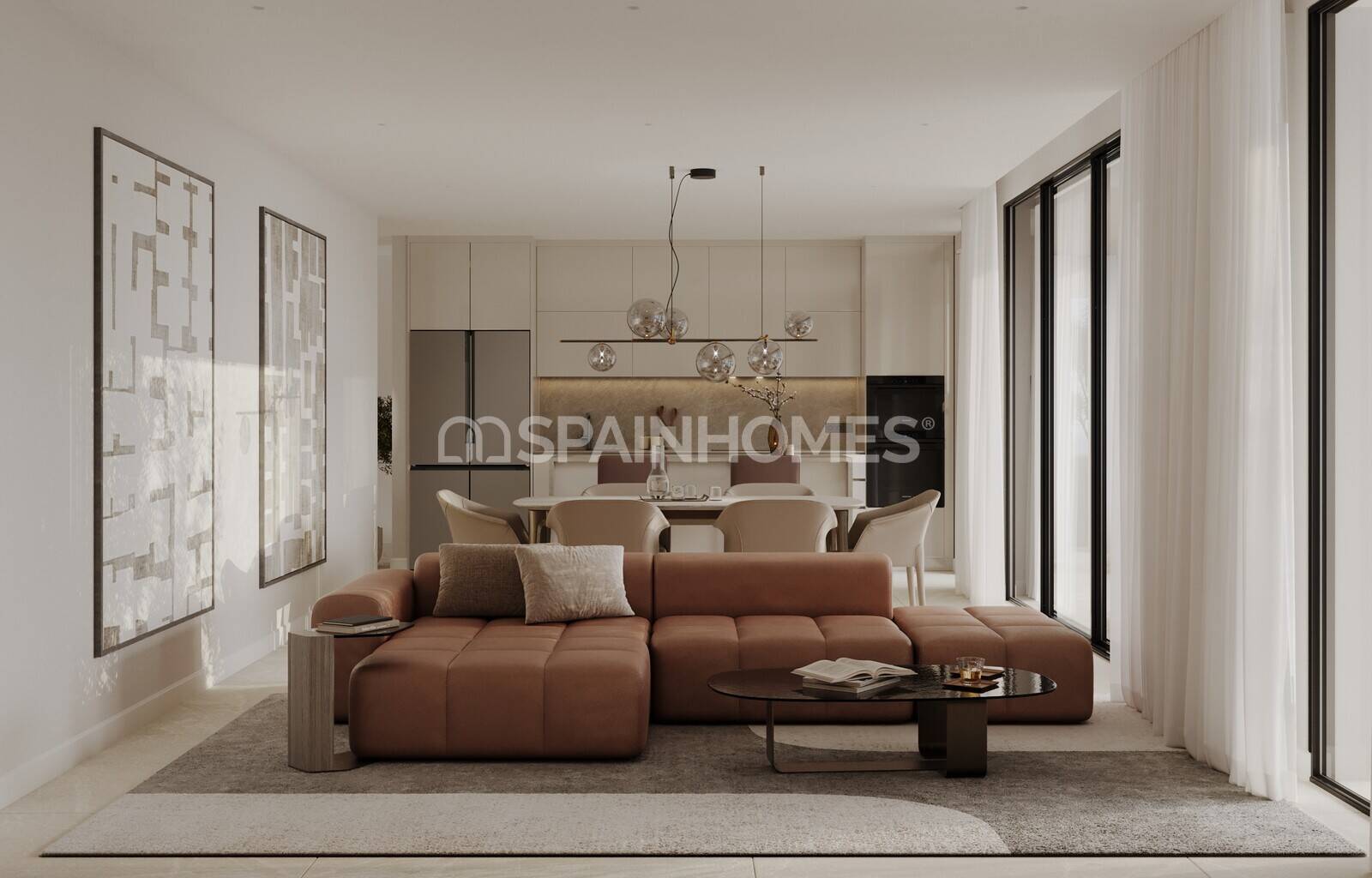 Apartamento en Mijas, Málaga, España 3 dormitorios, 128 m2 No. 132856