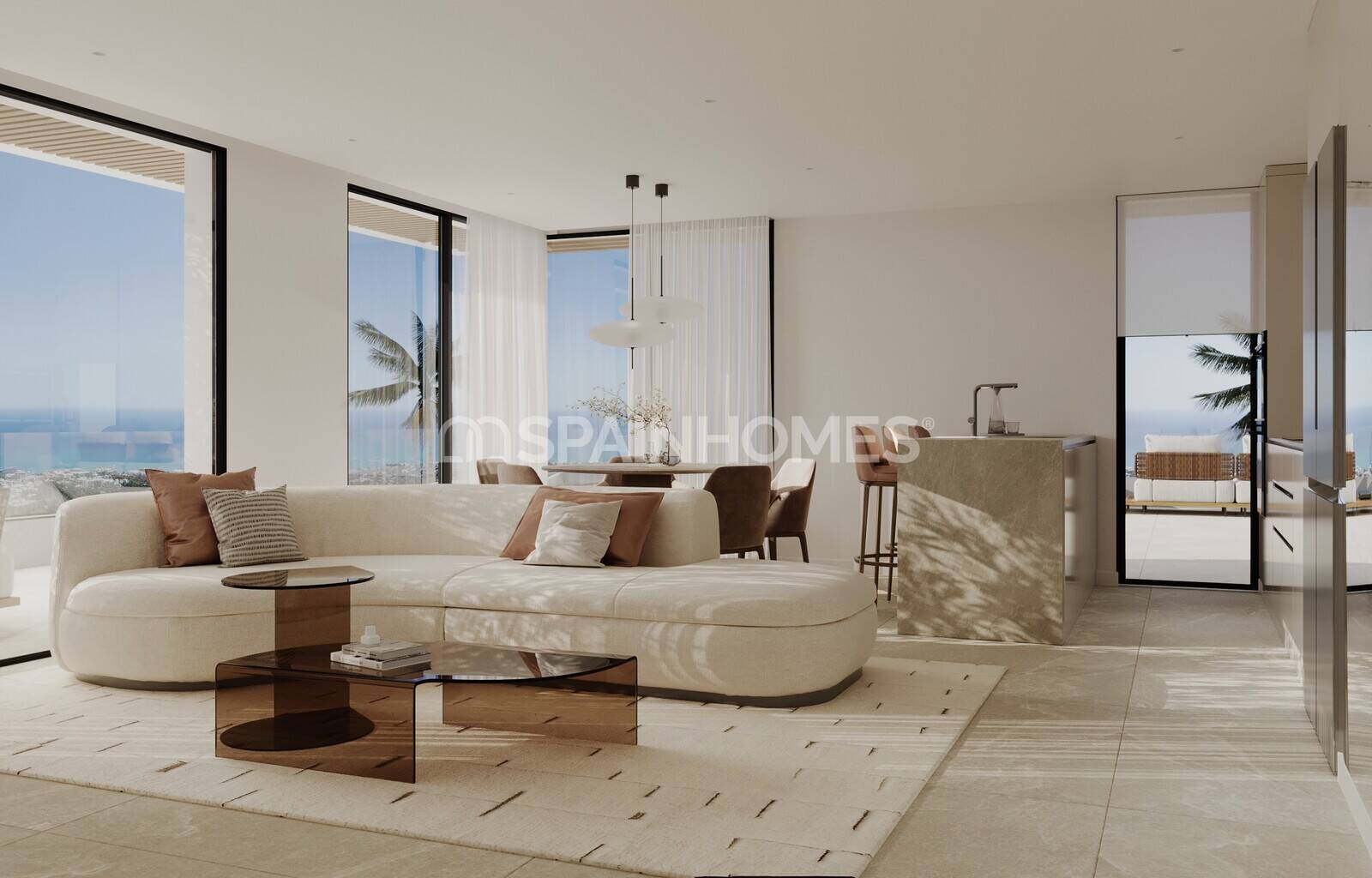 Apartamento en Mijas, Málaga, España 3 dormitorios, 128 m2 No. 132856