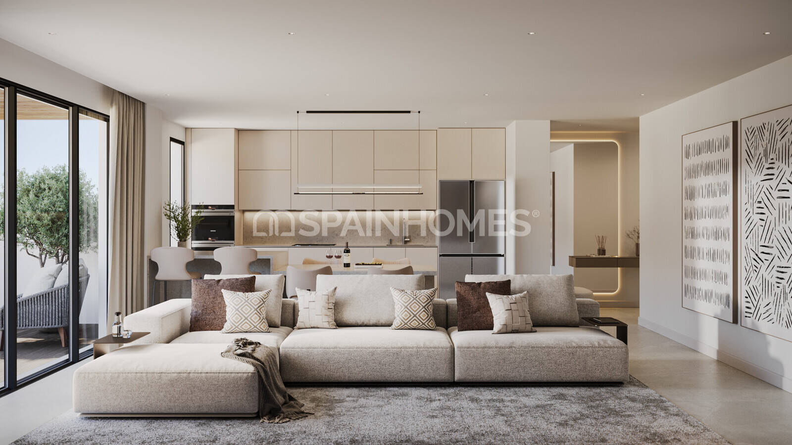 Apartamento en Mijas, Málaga, España 3 dormitorios, 128 m2 No. 132856