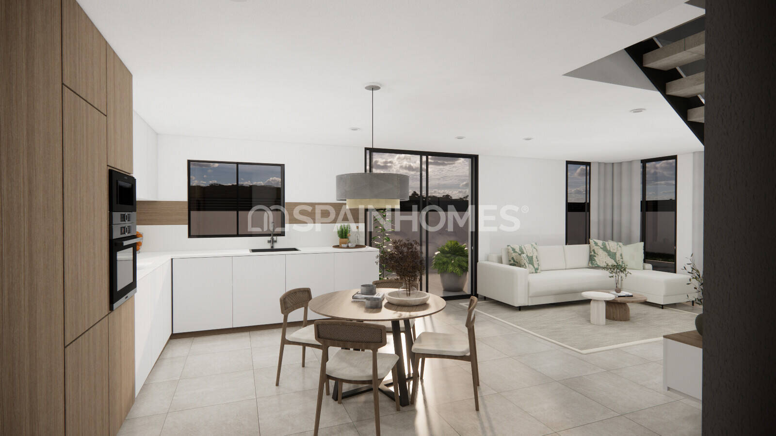Villa en Algorfa, Alicante, España 3 dormitorios, 99 m2 No. 132854