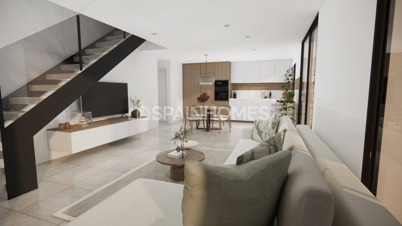 Villa en Algorfa, Alicante, España 3 dormitorios, 99 m2 No. 132854