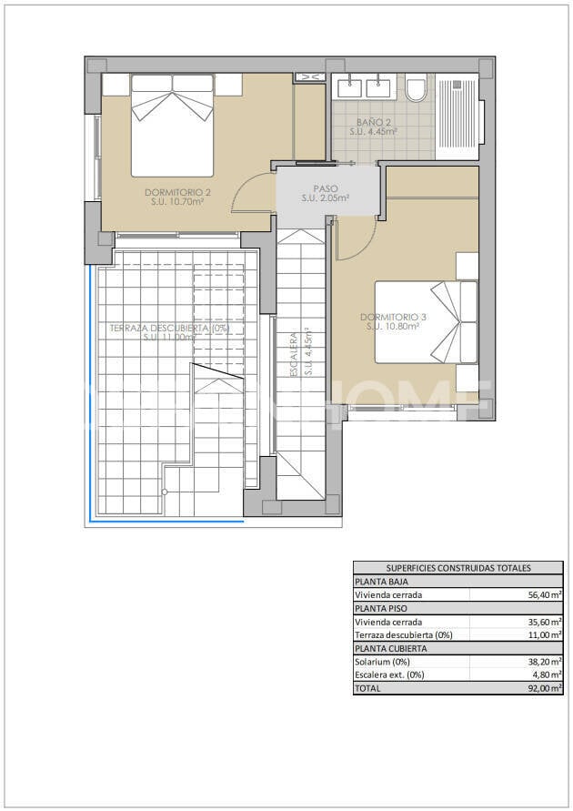 Villa en Algorfa, Alicante, España 3 dormitorios, 99 m2 No. 132854