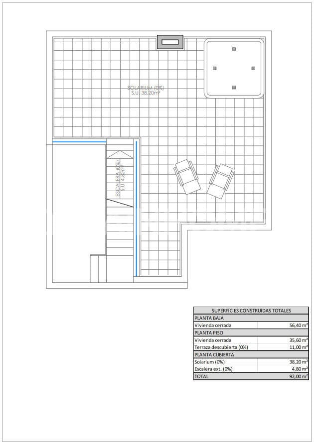 Villa en Algorfa, Alicante, España 3 dormitorios, 99 m2 No. 132854