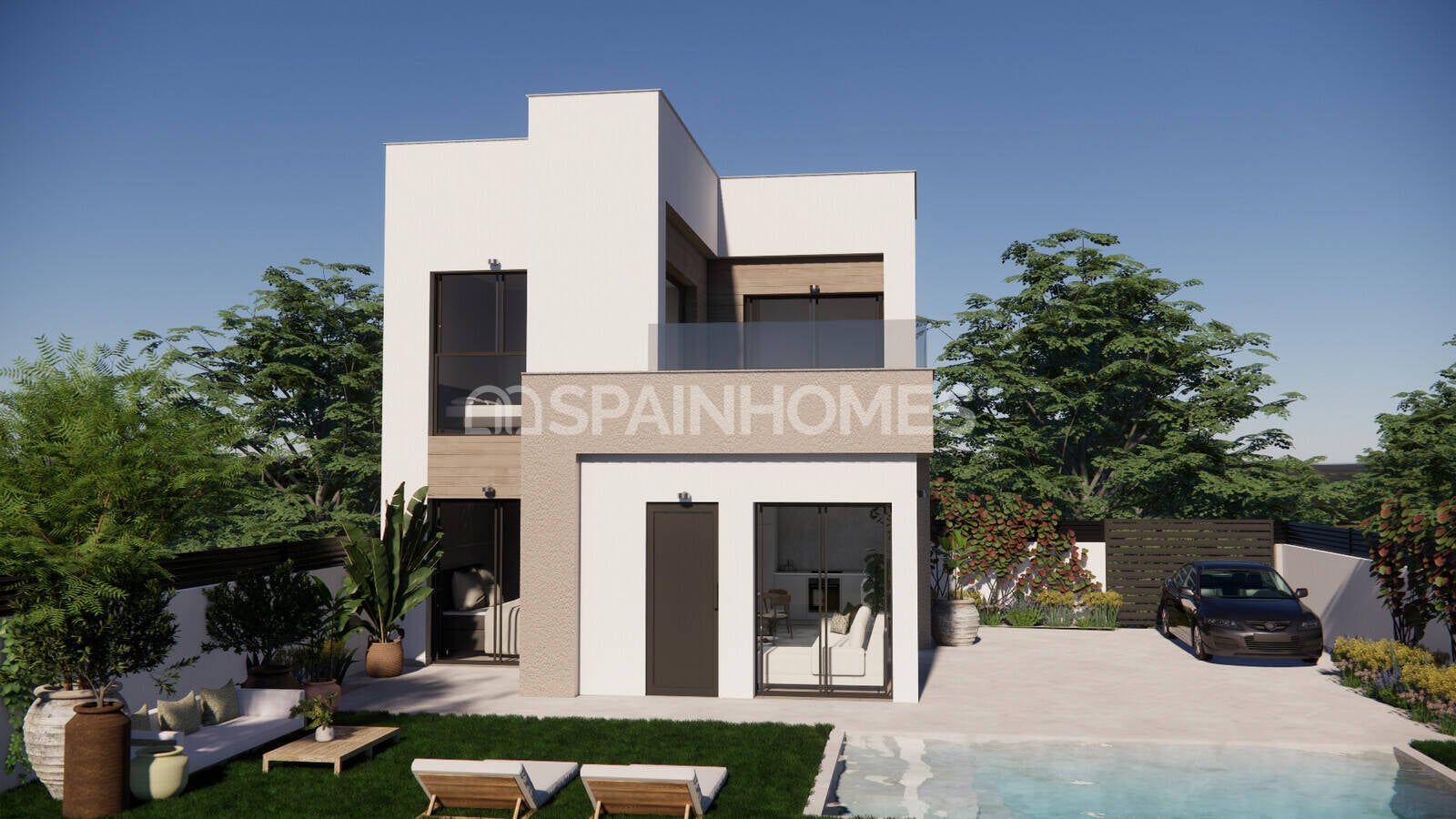 Villa en Algorfa, Alicante, España 3 dormitorios, 99 m2 No. 132854