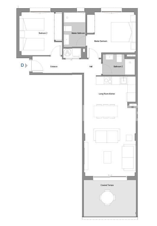 Apartamento en Mijas, Málaga, España 3 dormitorios, 86 m2 No. 131221