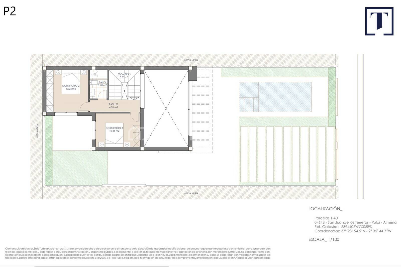 Villa in Pulpi, Almeria, Spanien 3 Schlafzimmer, 122 m2 Nr. 121518