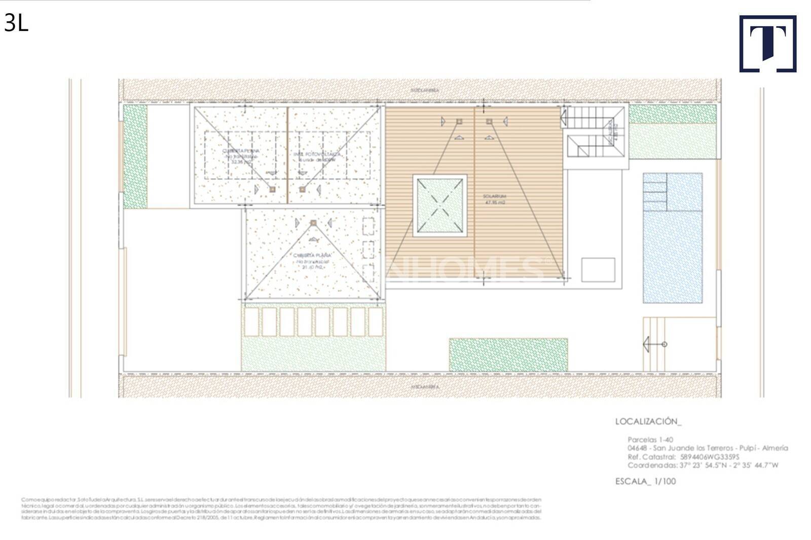 Villa in Pulpi, Almeria, Spanien 3 Schlafzimmer, 122 m2 Nr. 121518