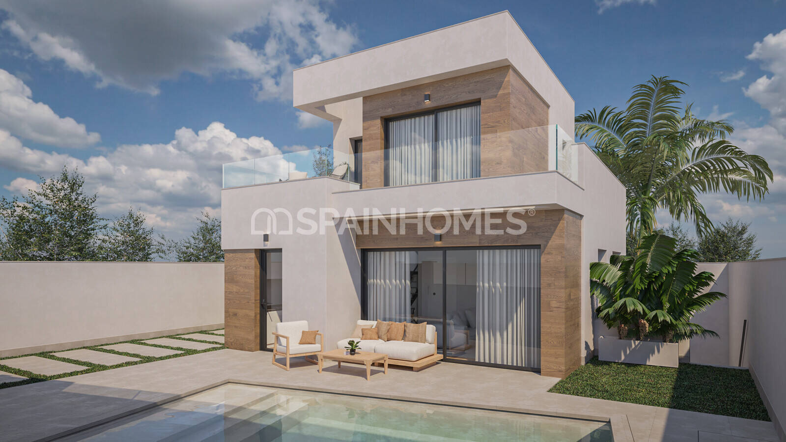 Villa in Pilar de la Horadada, Alicante, Spanien 2 Schlafzimmer, 94 m2 Nr. 120635